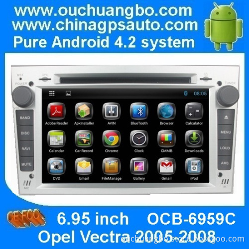 Ouchuangbo Pure Android 4.2 DVD Radio Player for Opel Vectra 2005-2008 GPS Navigation iPod USB Radio Stereo System